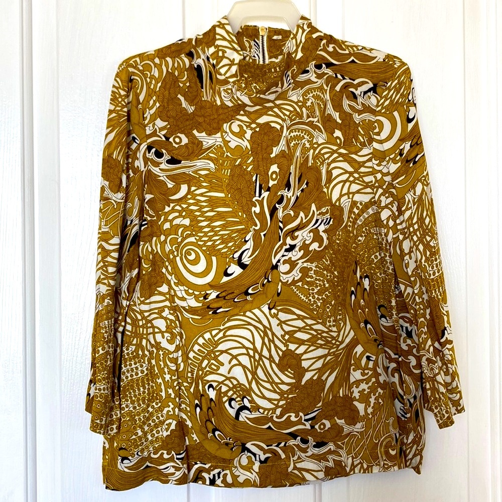 Mock Neck Blouse